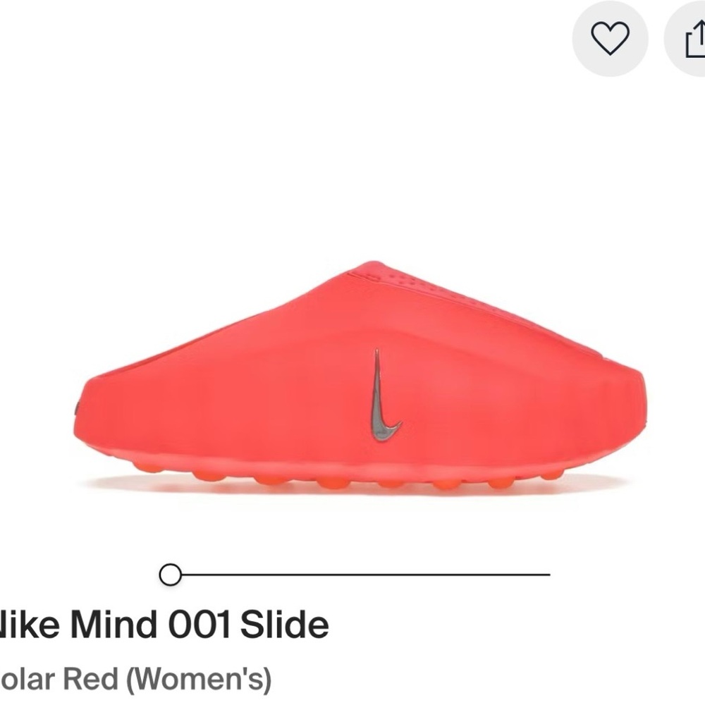 Nike Bright Red Women's Slide